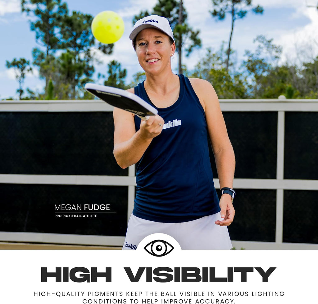 Franklin Sports X-40 Outdoor Pickleballs - Official Ball of USA Pickleball, APP Tour + Pickleball US Open - 3 Packs, 12 Packs, 36 Pickleball Buckets, 50, 100 + 400 Bulk Packs of Regulation Pickleballs