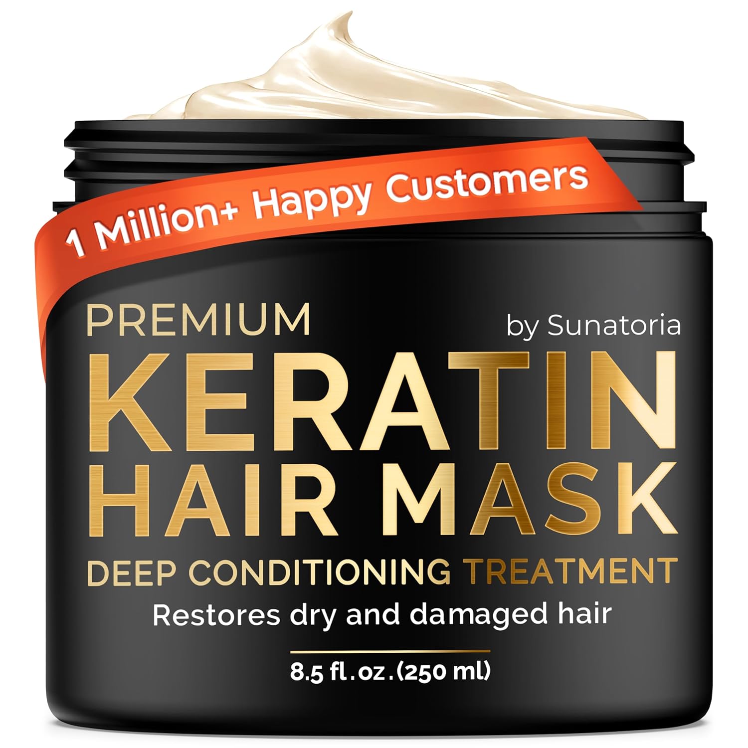 SUNATORIA Keratin Hair Mask – Deep Repair & Hydration Treatment