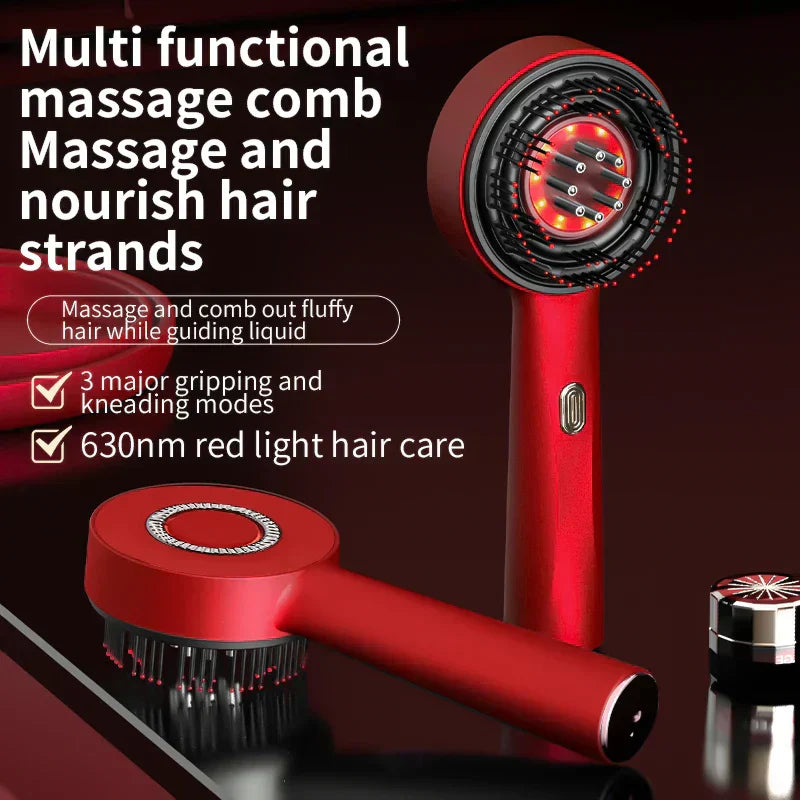 Electric Hair Regrowth Brush with Infrared Light