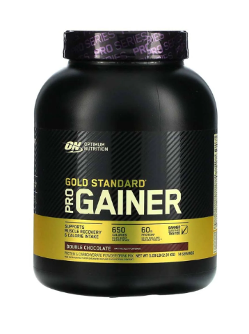 Optimum Nutrition Gold Standard Pro Gainer, Double Chocolate, 5 LB