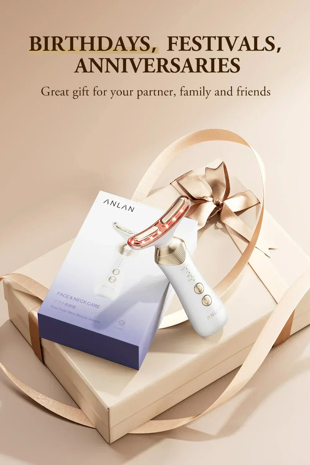 ANLAN Dual Polar Neck Beauty Device – Lift, Firm &amp; Rejuvenate Your Skin