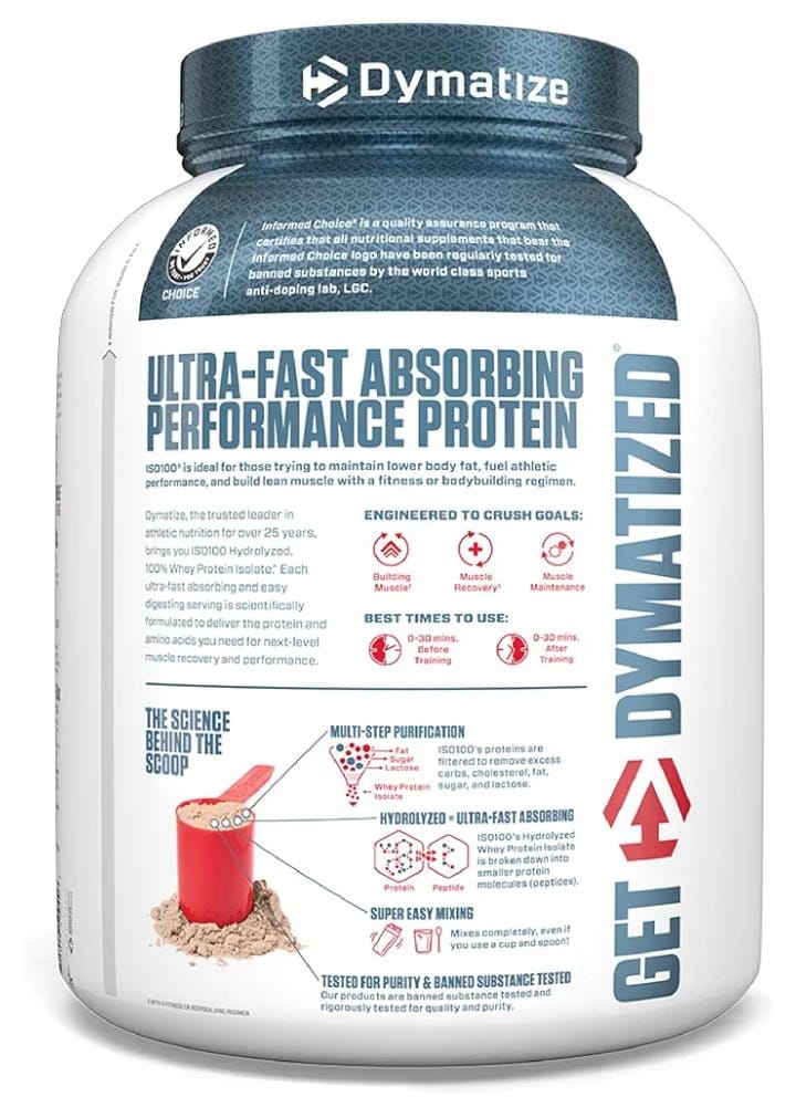 Dymatize ISO100 Whey Protein Powder Isolate