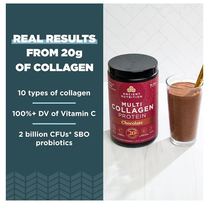 Ancient Nutrition Hydrolyzed Collagen Peptides Powder with Probiotics