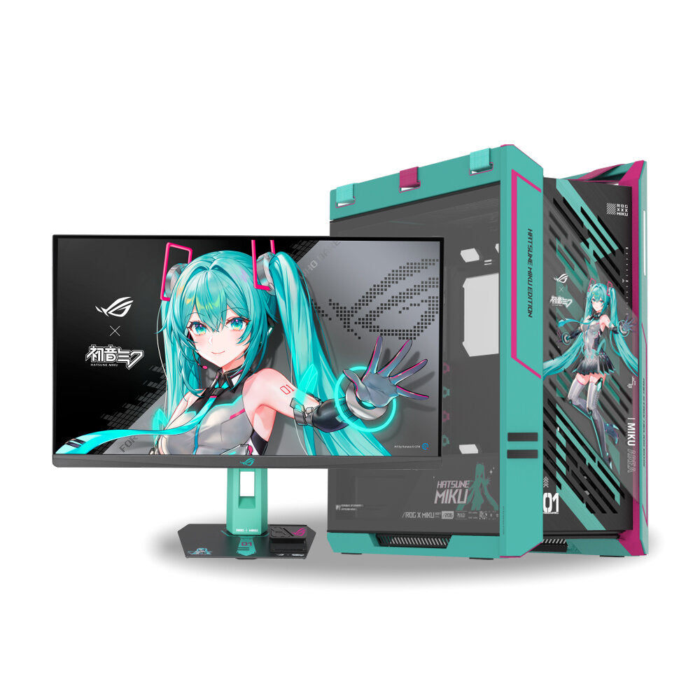 Hatsune Miku Gaming Bundle (Ryzen 7 9800X3D, 32 GB DDR5 RAM, RTX 5080 16GB GPU) - Powered by ASUS