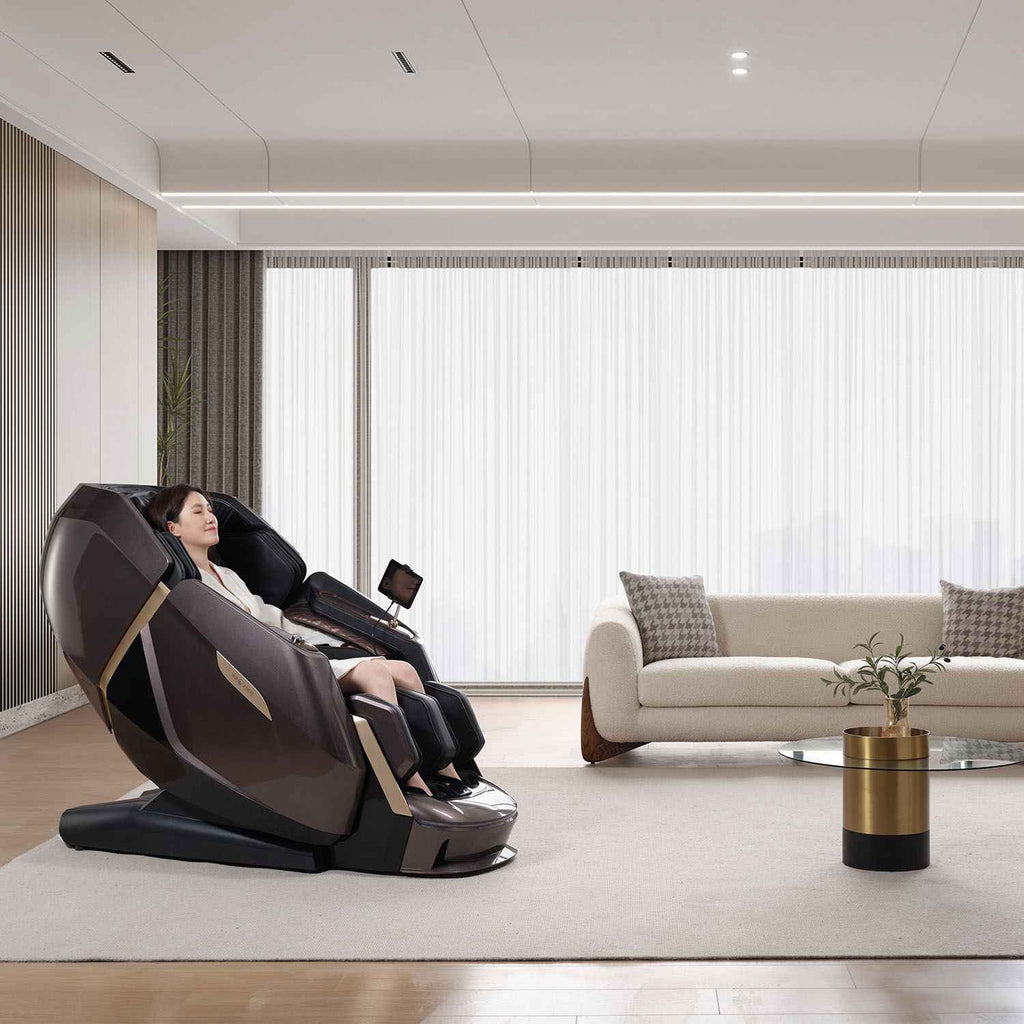 Nourest Stellar™ 4D Dual-Roller Luxury AI Massage Chair